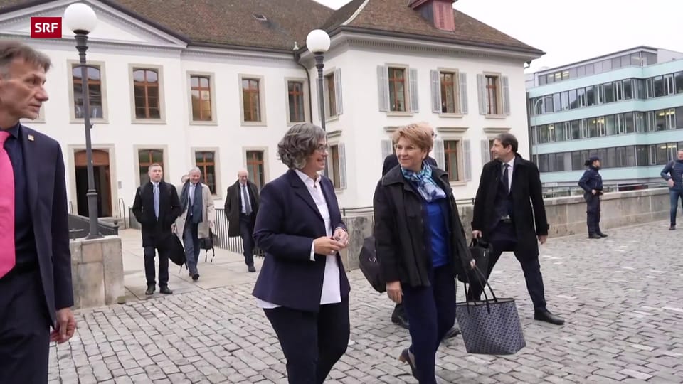 Der Bundesrat tagt extra muros in Aarau