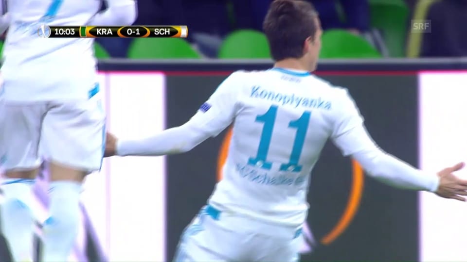 Konopljanka mit Traumtor bei Krasnodar gegen Schalke