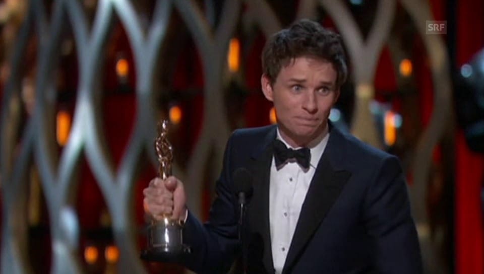 Eddie Redmaynes wird mit dem Oscar ausgezeichnet