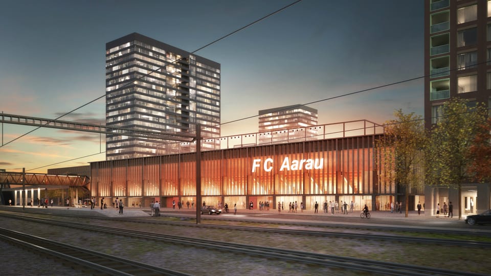 Heisst es nach der Volksabstimmung Lichter löschen für Aarauer Stadionprojekt?