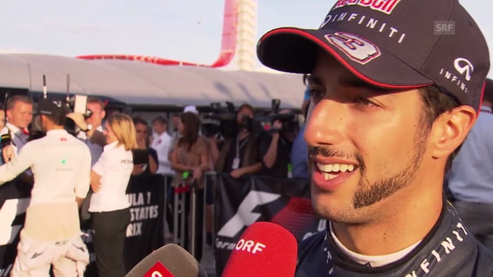 Daniel Ricciardo zum GP von Austin (englisch)