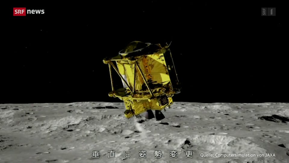 Japans unbemannte Raumsonde auf Mond gelandet 