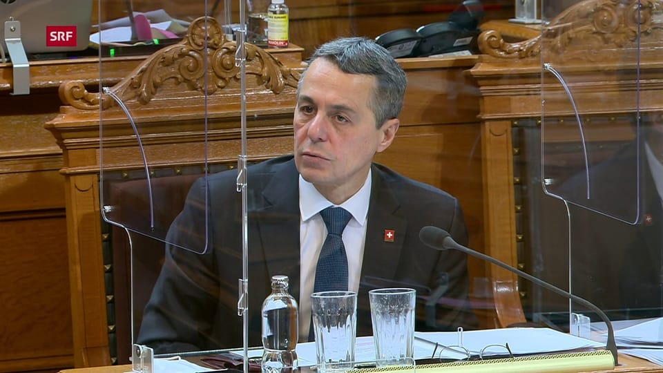 Ignazio Cassis: «Der Bundesrat unterstützt die verstärkte Mitsprache von Parlament und Volk»