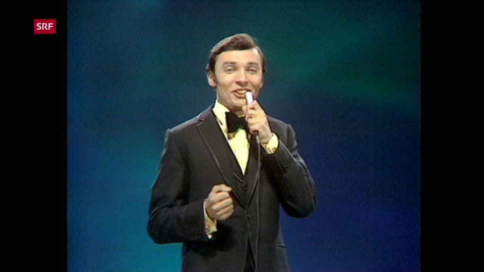 Karl Gott 1968 am Grand Prix Eurovision