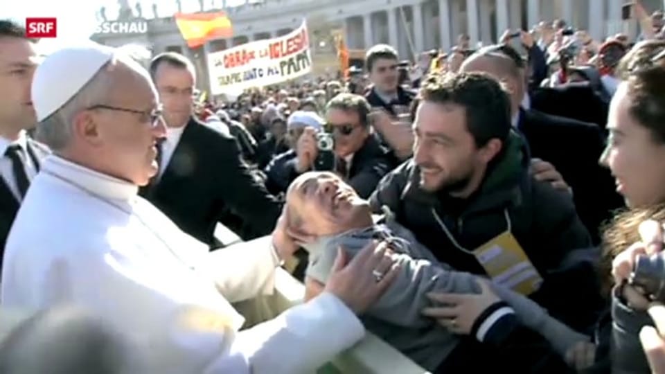 Papst Franziskus offiziell im Amt