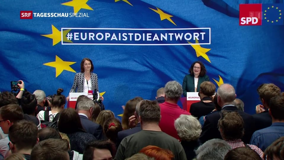 Nach der Europawahl: Die SPD trauert – die Grünen jubeln