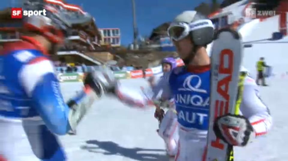 Ski: Teamwettkampf in Schladming vom 16.3.2012 («sportaktuell»)