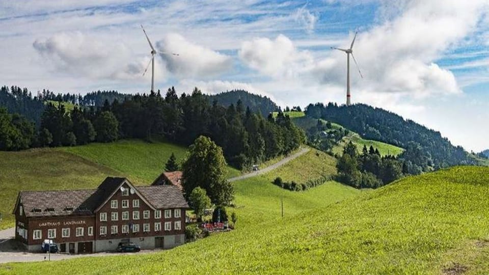 Emotionale Diskussion pro und  contra Windpark Oberegg