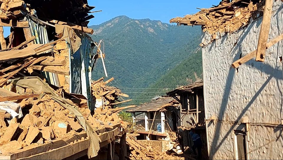 Prekäre Lage im Erdbebengebiet in Nepal