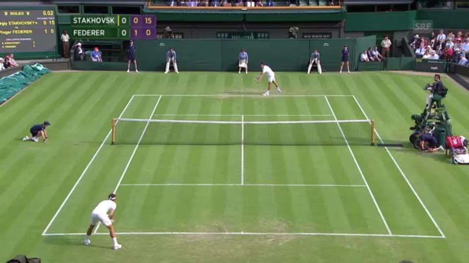Federers frühes Wimbledon- Out gegen Stachowski («sportlive»)
