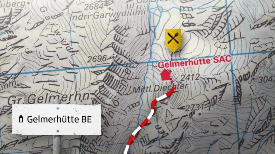 Route 2: Gelmerhütte BE