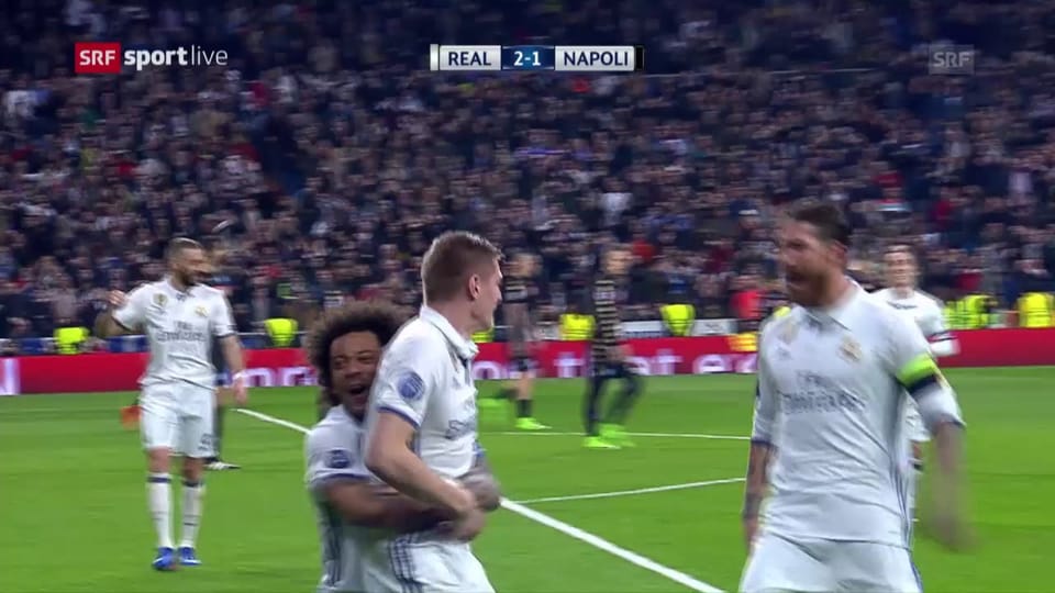 Real Madrid weist Napoli in die Schranken