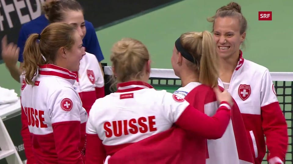 Schweiz macht Fed-Cup-Finaleinzug perfekt