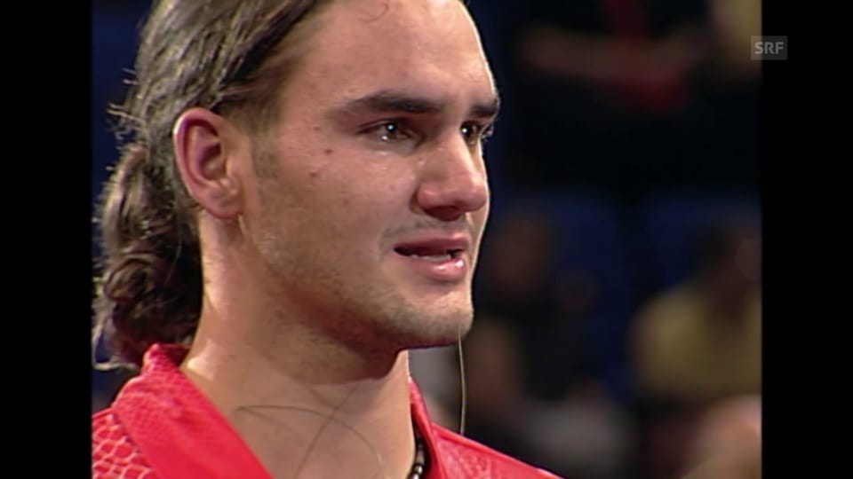 Federers emotionaler Ausbruch 2001