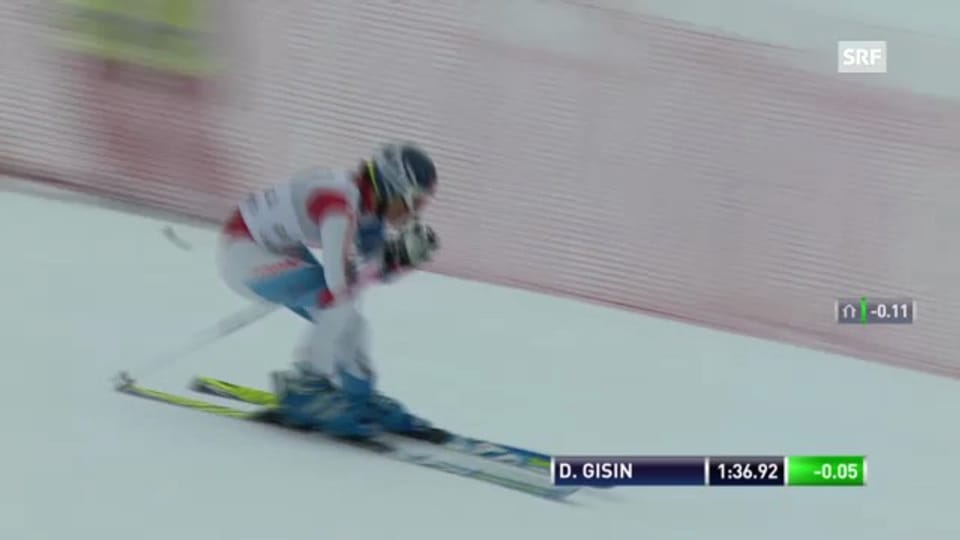 Ski: Der 2. Lauf von Dominique Gisin