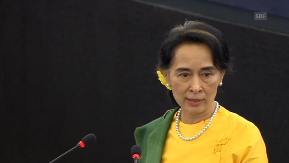 Aung San Suu Kyis Rede vor dem Europaparlament (Deutsch)
