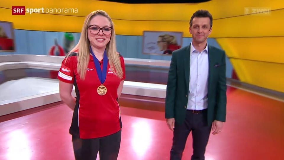 Studiogast: Curling-Weltmeisterin Alina Pätz