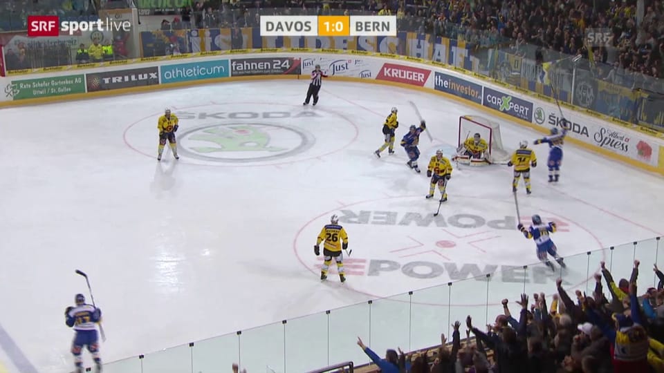 HC Davos feiert zweiten Sieg gegen den SC Bern