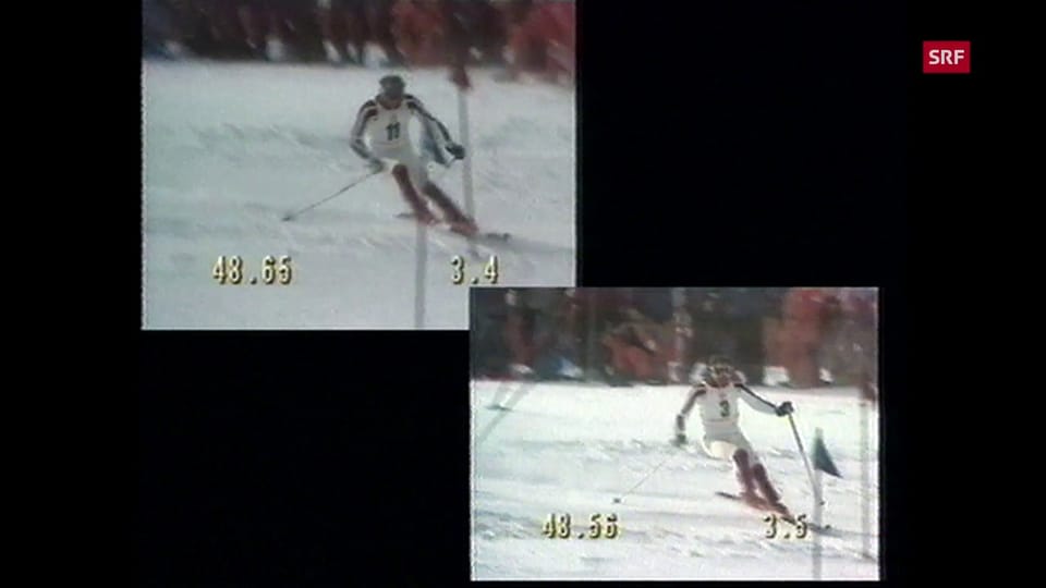 Slalom Doppelsieg der Mahre-Zwillinge in Sarajewo 1984