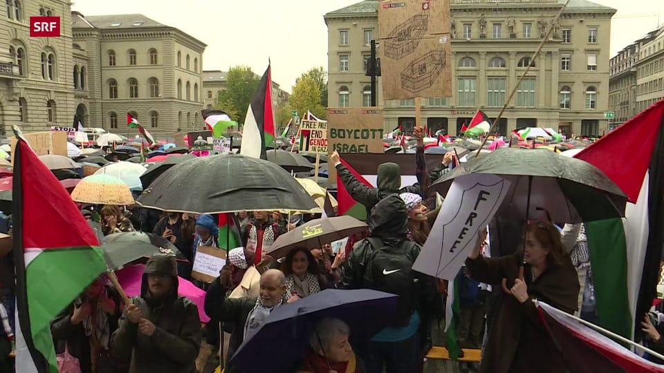 Palästina-Kundgebung in Bern