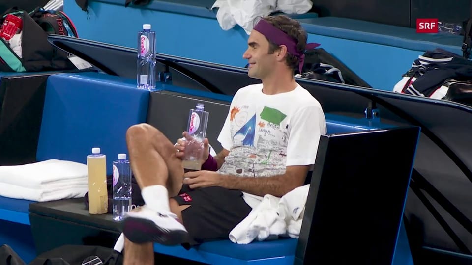 Federer zusammen mit Djokovic in der unteren Tableauhälfte