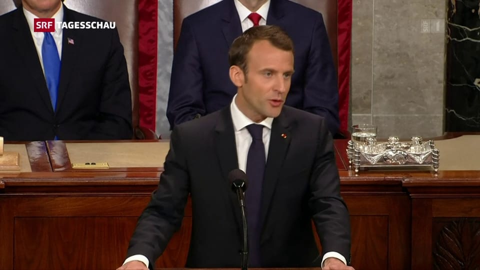 Frankreichs Präsident Macron kritisiert US-Präsident Trump