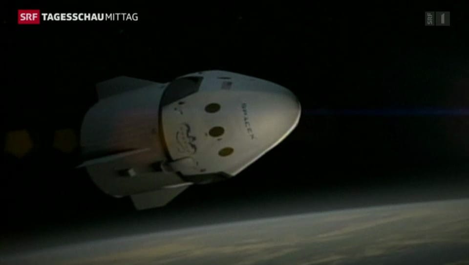 SpaceX startet im Weltraum durch