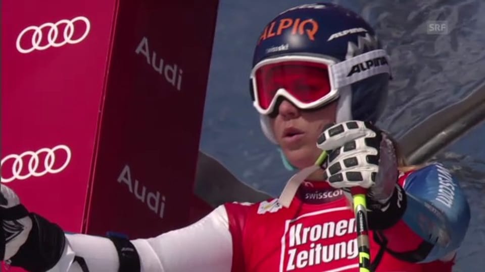 Ski: Fränzi Aufdenblattens Fahrt beim Super-G in St. Anton