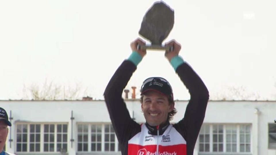 Siegerehrung mit Cancellara