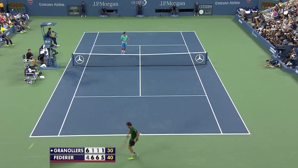 Live-Highlights Federer - Granollers