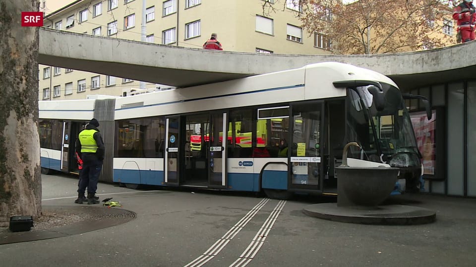 Bus-Unfall am Limmatplatz 