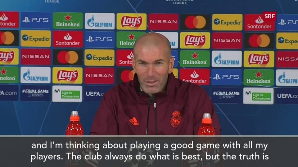 Real-Coach Zidane lächelt Frage nach möglicher Entlassung weg