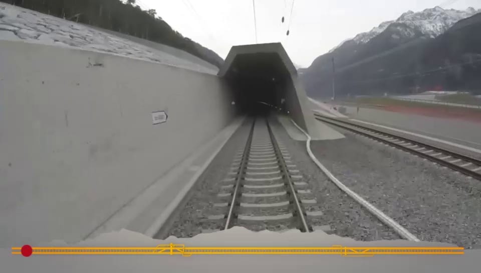 In 57 Sekunden durch den neuen Tunnel
