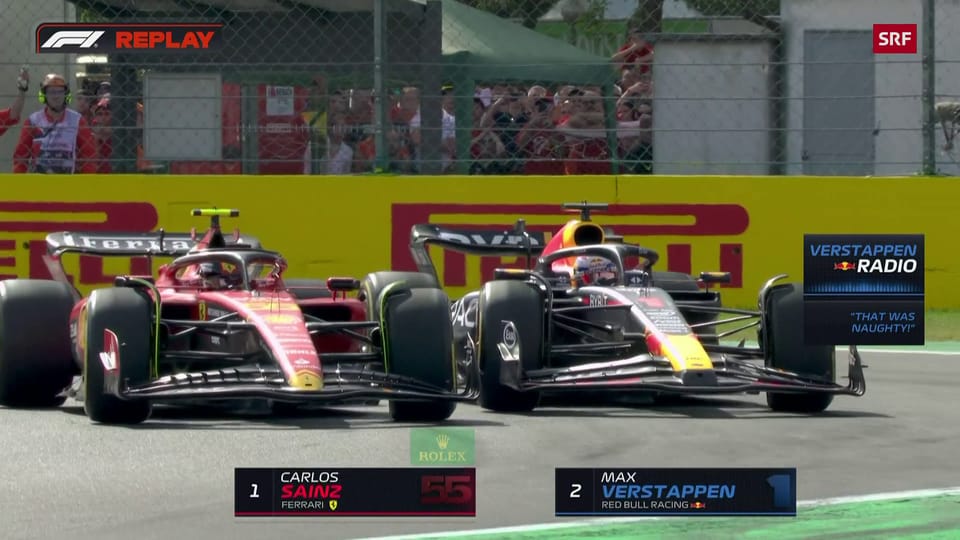 Verstappen surpiglia la testa da la cursa en runda 15