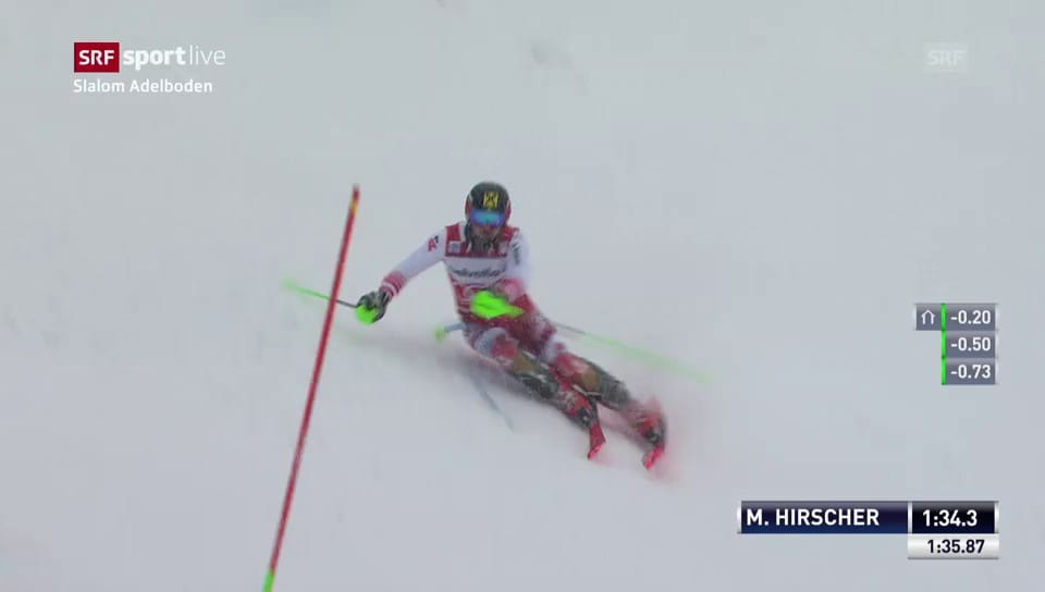 Marcel Hirscher è victur dal slalom ad Adelboden il 2019