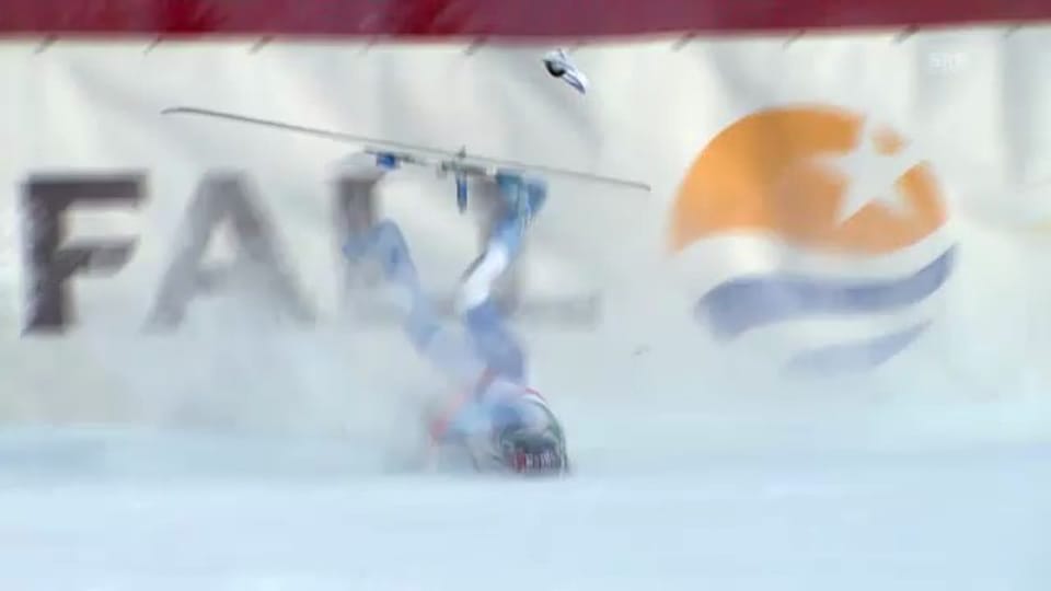 Ski: Sturz von Dominique Gisin