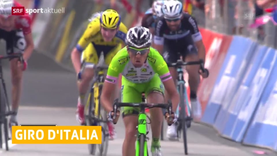 Pirazzi gewinnt 17. Etappe des Giro d'Italia («sportaktuell»)