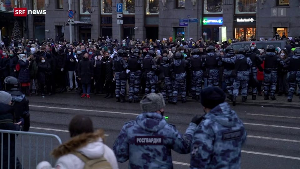 Zehntausende demonstrieren in Russland für Nawalnys Freilassung