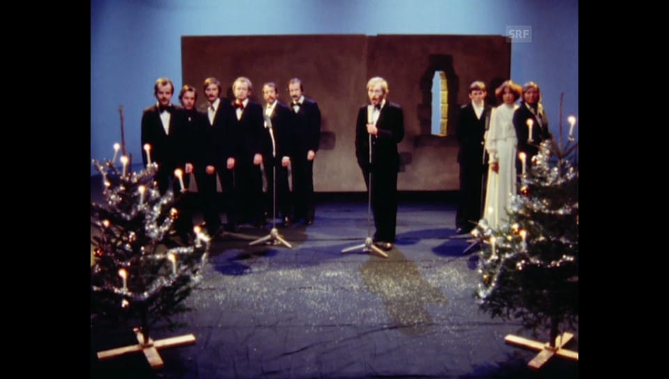 1977: «Kassensturz»-Redaktion singt «White Christmas»