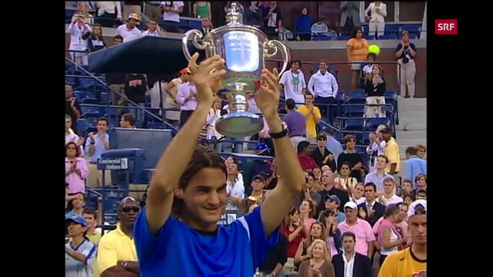 Aus dem Archiv: Federer gewinnt 2004 erstmals in New York