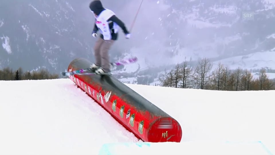 So funktioniert Ski Slopestyle