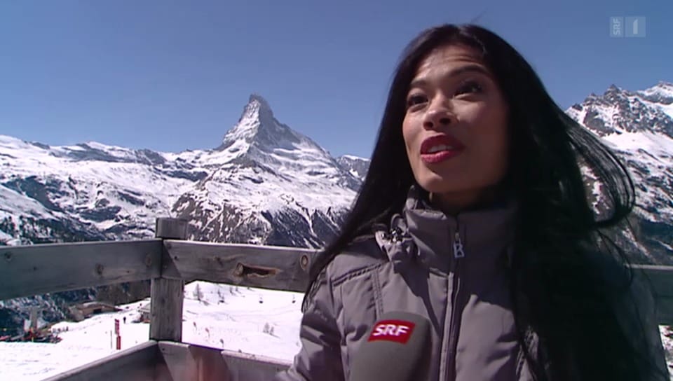 Olympia vergeigt: Vanessa Mae zurück in Zermatt