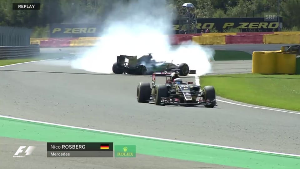 Rosbergs Reifen platzt bei Höchstgeschwindigkeit