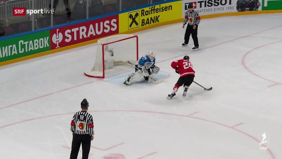 Der entscheidende Penalty bei Kanada - Finnland