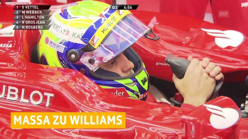 Felipe Massa wechselt zu Williams («sportlive»)