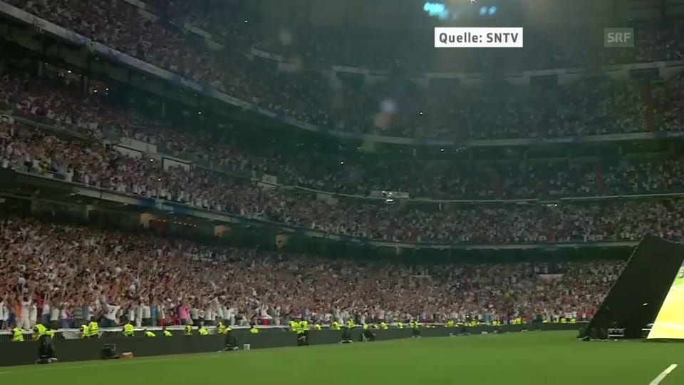 So verfolgten die Real-Fans den Final im Stadion