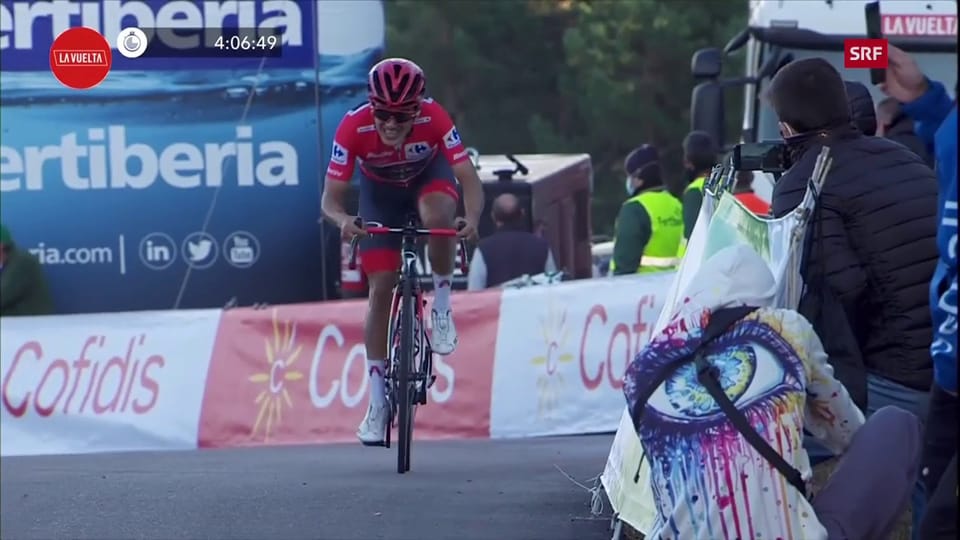 Roglic gewinnt 8. Vuelta-Etappe, Carapaz bleibt Leader