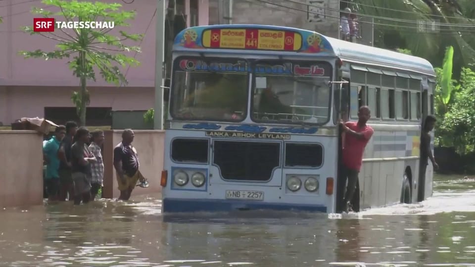 Überschwemmungen in Sri Lanka