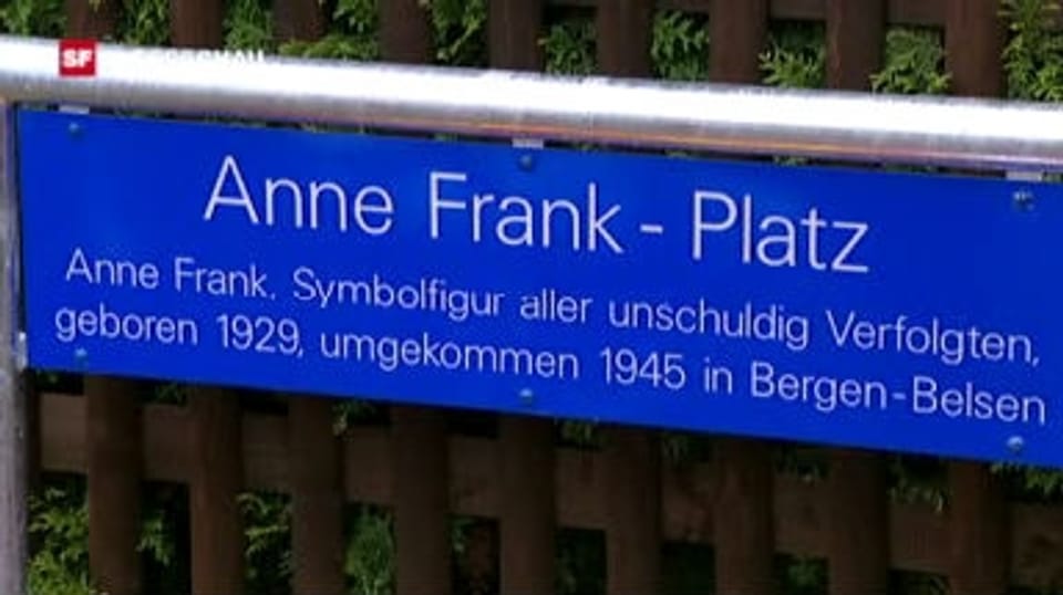 Erster Anne-Frank-Platz in Birsfelden