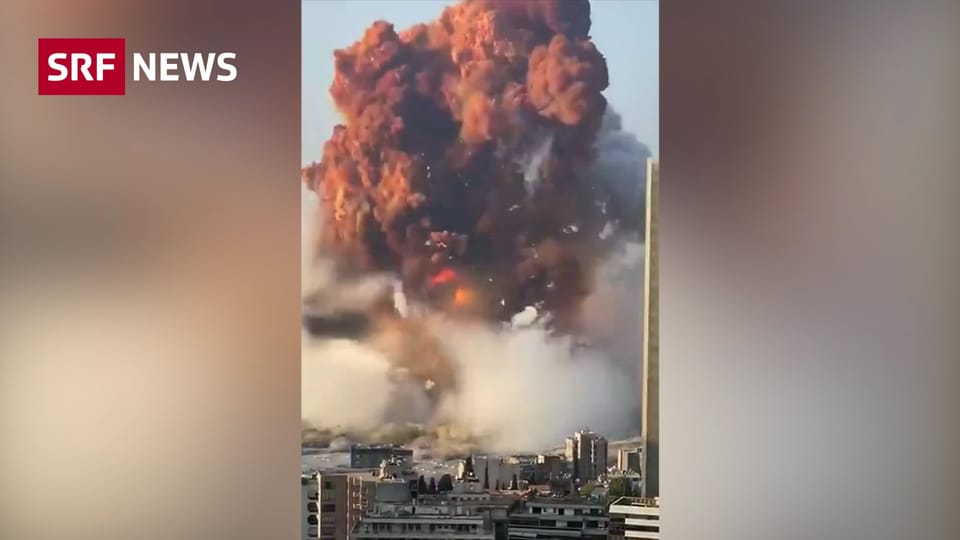 Massive Explosion erschüttert Beirut
